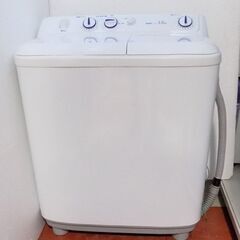 新札幌発 動作品 ハイアール Haier JW-W55E-W 二槽式洗濯機 5.5kg /2019年製/1751