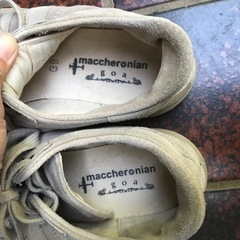 ゴア×マカロニアン コラボ ★ スエードスニーカー　希少　人気の画像