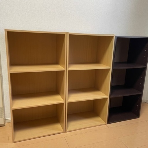 【商談中】カラーBOXと室内物干しセット