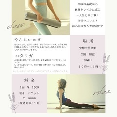 やさしいヨガ／ハタヨガの画像