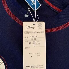 薄手トレーナー ミッキーマウスプリント アウトドア ルーム パジャマ ユニセックス 新品未使用 ネイビーの画像