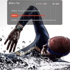 スマートウォッチ リストバンド型 歩数計 活動量計 着信通知 IP68防水 シンプルデザイン 日本語説明書 長時間バッテリー持ち 2.5Dフルタッチパネルガラススクリーンカバー 　卸　卸し　問屋　倒産品　転売OK　ネット商材　アマゾン商材 コンペ　賞品　景品の画像