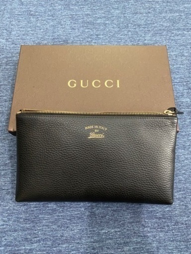 値下げGUCCI◆ポーチ/レザー/コスメポー/368881