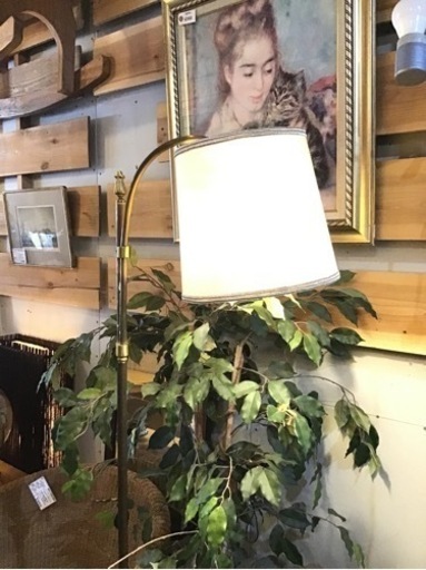 アンティーク　BRASS スタンドライト　ビンテージ