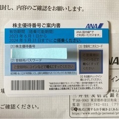 ANA株主優待券