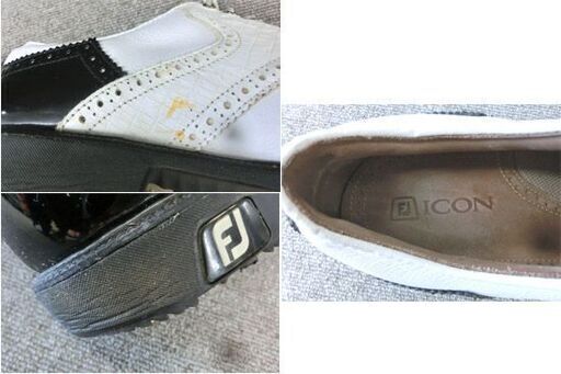 フットジョイ/FOOTJOY アイコン/ICON ゴルフシューズ JP26 白系 札幌 西野店