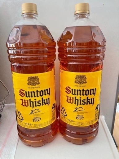 サントリー角ウィスキー4リットル×2