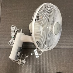 【訳あり】壁掛け扇風機　（首振り難ありジャンク扱い）