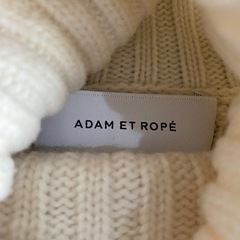 AER ADAM ET ROPE◆セーター タートルネック ホワイトの画像