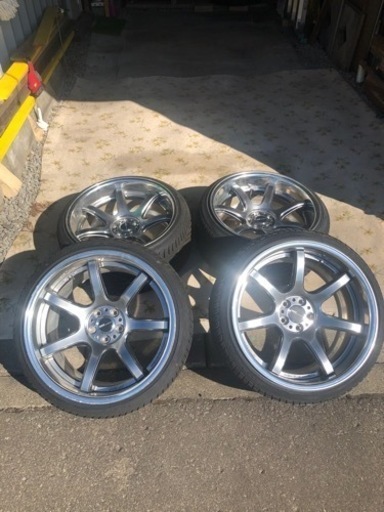 希少サイズ WORK Emotion T7R 18in 10J+12 100-5h