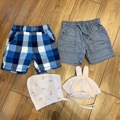 【ベビー】80cmズボン・帽子セット