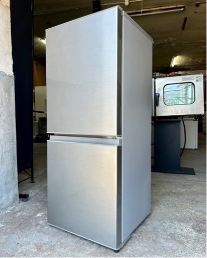 札幌市内配送無料 21年製 AQUA アクア 126L 2ドア冷凍冷蔵庫 AQR-13K(S) 右開き