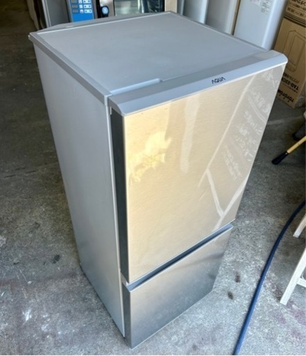 札幌市内配送無料 21年製 AQUA アクア 126L 2ドア冷凍冷蔵庫 AQR-13K(S) 右開き