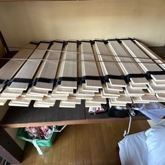 RASIK セミダブル　すのこローベッド（フレーム）の画像