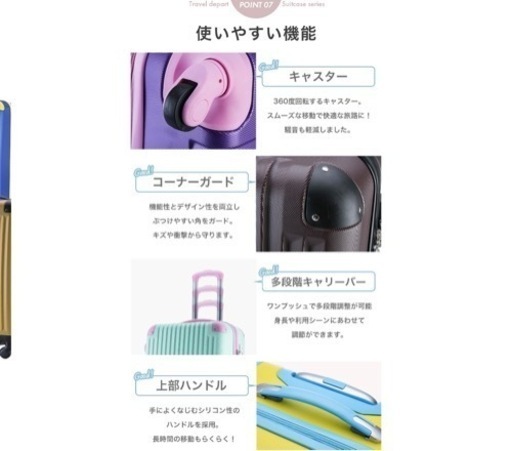 新品未使用　キャリーバッグ　キャリーケース　旅行　