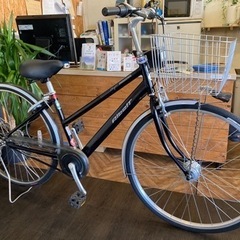 【ブリヂストンアルベルト！訳あり商品】LEDオートライト　内装5段　27インチ自転車　ブラック