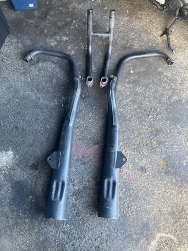 gsx400s 刀 純正マフラー