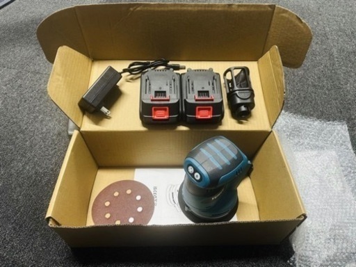 ダブルアクションサンダー マキタ互換品 充電式 電動ランダムオービットサンダ