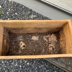 ガーデニング・家庭菜園などに！　長方形の植木鉢【値下げしました】の画像