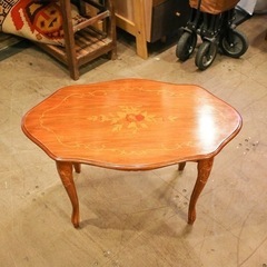 売約済み】イタリア製 象嵌 センターテーブル リビングテーブル サイド