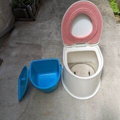 ポータブルトイレ手すりなし新品の画像