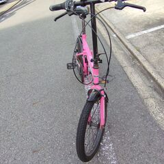 中古美品　防犯登録抹消手続き済　折り畳み自転車　ハマー　HUMM...