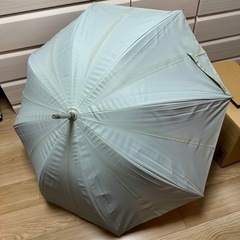 雨傘大きめ☆内側夜景東京タワーレインボーブリッジ☆ブルーグレーの画像