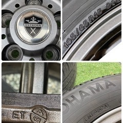 ⭐️2021年製195/65R15 YOKOHAMA IG60 15×6J +45 5H PCD100 15インチスタッドレス プリウス ウィッシュ 等⭐️
