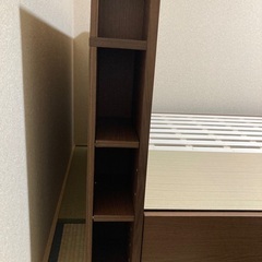 ニトリ　セミダブルベッドフレーム　引き出し/収納付　新品未使用の画像