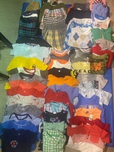 ☆ベビー服☆古着 ５３枚セット！！ばら売り可にします❗️