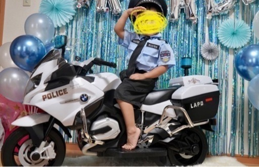 電動バイク 警察服付き
