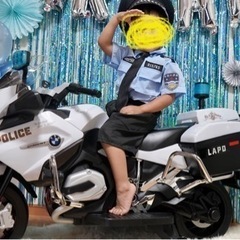電動バイク 警察服付きの画像