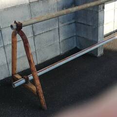 単管バリケード（通行止め）の画像