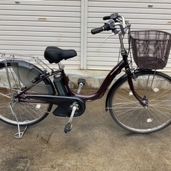 65 ヤマハ新機種電動アシスト自転車pasnatura26インチブラウンアルミ