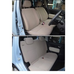 【自社ローン❗️頭金0❗️金利0❗️】簡単WEB審査♪✨ダイハツ　ミラココア✨おしゃれなフォグランプ！車検2年付！ の画像