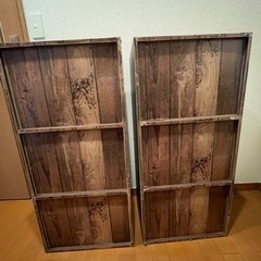 【5/27(土)15〜17時限定】カラーボックス(ブラウン•3段)の画像