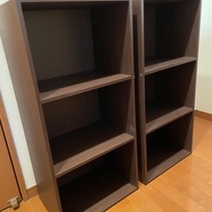 【5/27(土)15〜17時限定】カラーボックス(ブラウン•3段)