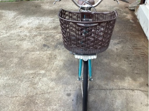 70 パナソニック新機種電動アシスト自転車viviDX24インチブルーボディー