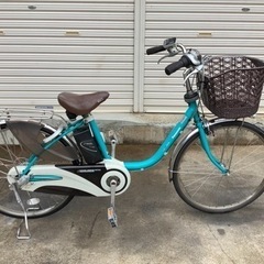 70 パナソニック新機種電動アシスト自転車viviDX24インチブルーボディー