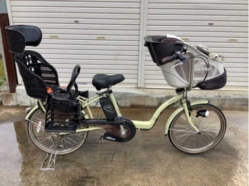 71 パナソニック新機種電動自転車gyutto mini20インチクリーム色ボディー