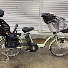 71 パナソニック新機種電動自転車gyutto mini20インチクリーム色ボディー