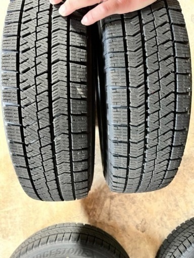 エブリィ等に！マナレイユーロスピードアルミ＆ブリザックVRX2155/70R13