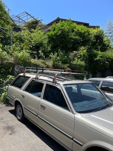 ルーフキャリア　旧車　レトロ　日産セドリックワゴンY30で使用　一部サビあり