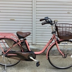 76 パナソニック新機種電動アシスト自転車viviSTYLE26インチ ピンク
