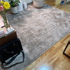 ラグ　グレー　200cm×250cm