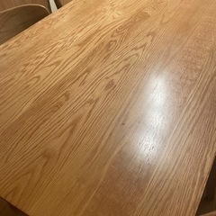 リセノ定価144,400円135×80cmダイニングセットの画像