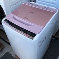 配送無料　日立 HITACHI BW-8WV P [ビートウォッシュ 全自動洗濯機 （8kg） ピンク] 