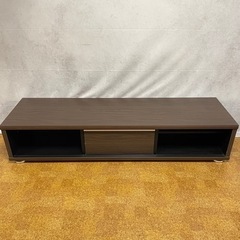 0円 物々交換希望  木製 テレビボード テレビ台 収納付き 高...