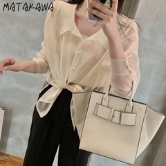 肩出しトップス　シースルー　新品の画像