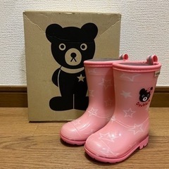 新品 箱付きミキハウス 長靴13cm